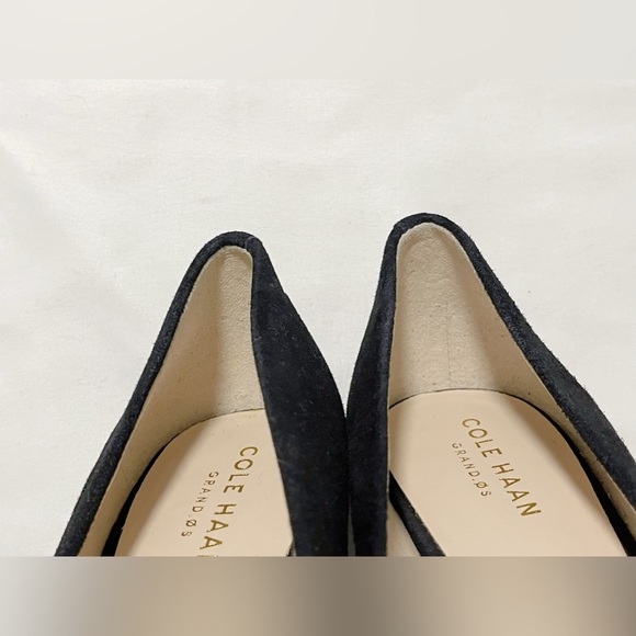 Cole Haan Marta Waterproof Pointed Toe Mid-Heel Pumps - Picture 8 of 12